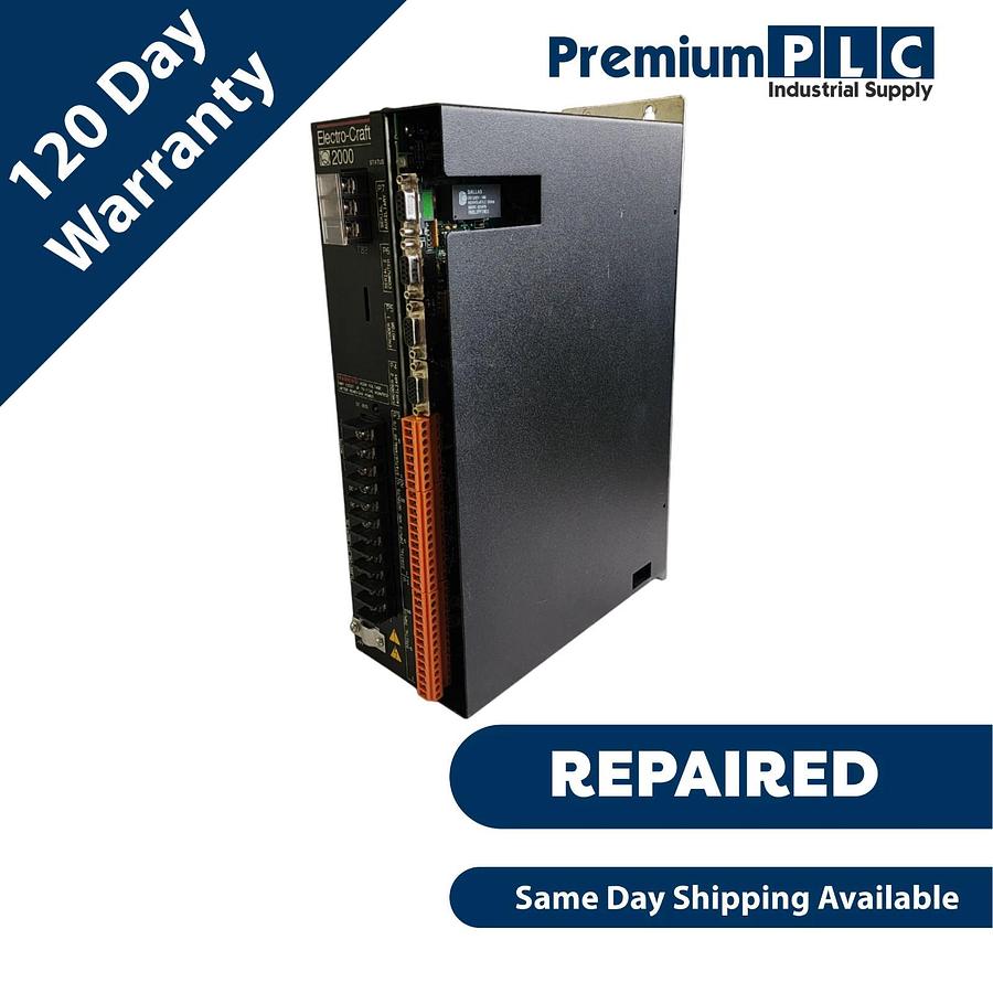 Refurbished REPAIRED ELECTRO-CRAFT RELIANCE 9101-2162 REV. H IQ 2000 SERVO DRIVE PDM-20