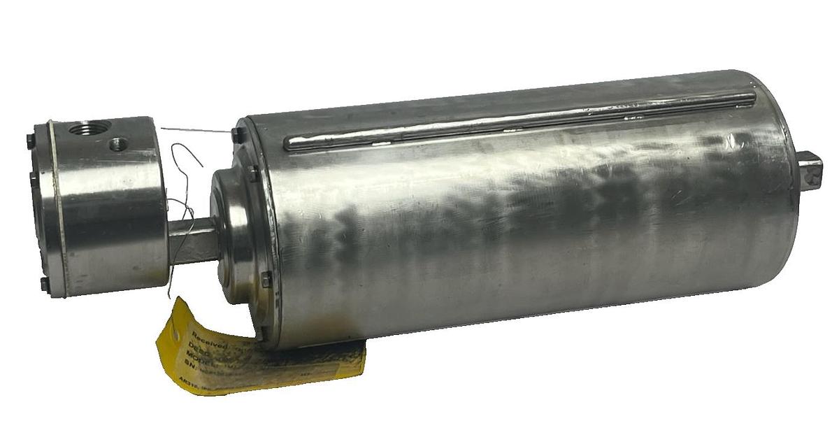 Used Van der Graaf TM127A25-675NB-STM Stainless Steel Drum Motor | 0.75HP 460V 3PH