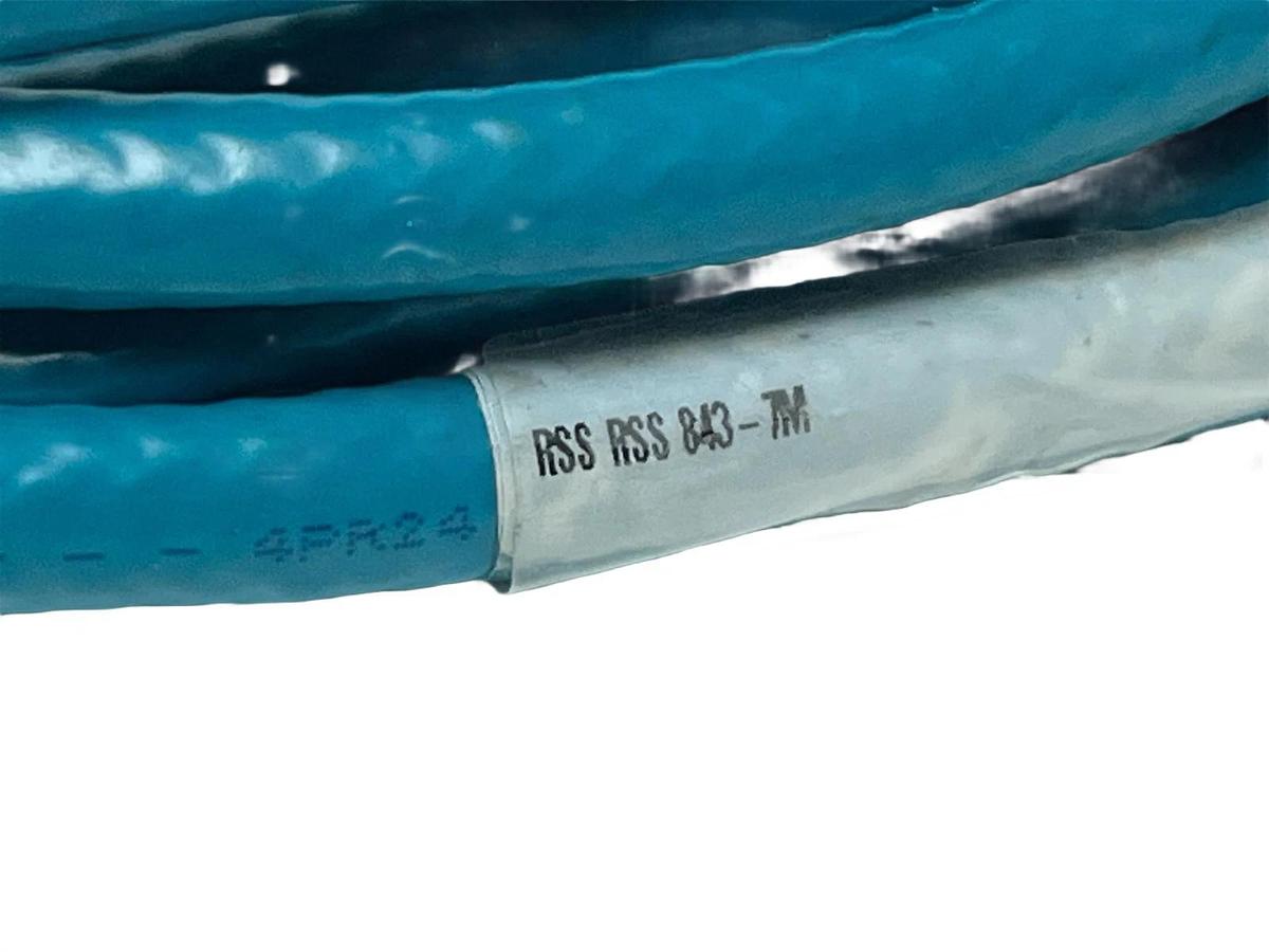 Turck RSS RSS 843-7M Industrial Ethernet Cable M12 Male-to-Male 7M - New Surplus