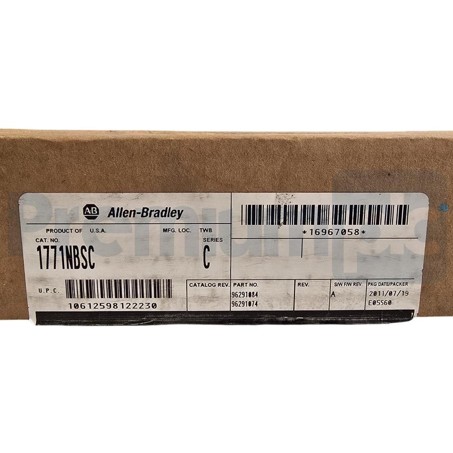 Used ALLEN BRADLEY 1771-NBSC /C PLC-5 HIGH RESOLUTION ISOLATED ANALOG MODULE 1771NBSC