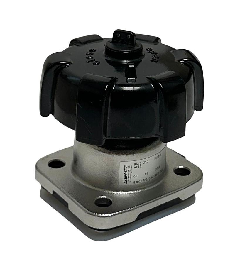 Used GEMU 9673 25D 5E02TS AF65 / 967325D OPERATOR DIAPHRAGM VALVE MANUAL DN15-25 NSMP