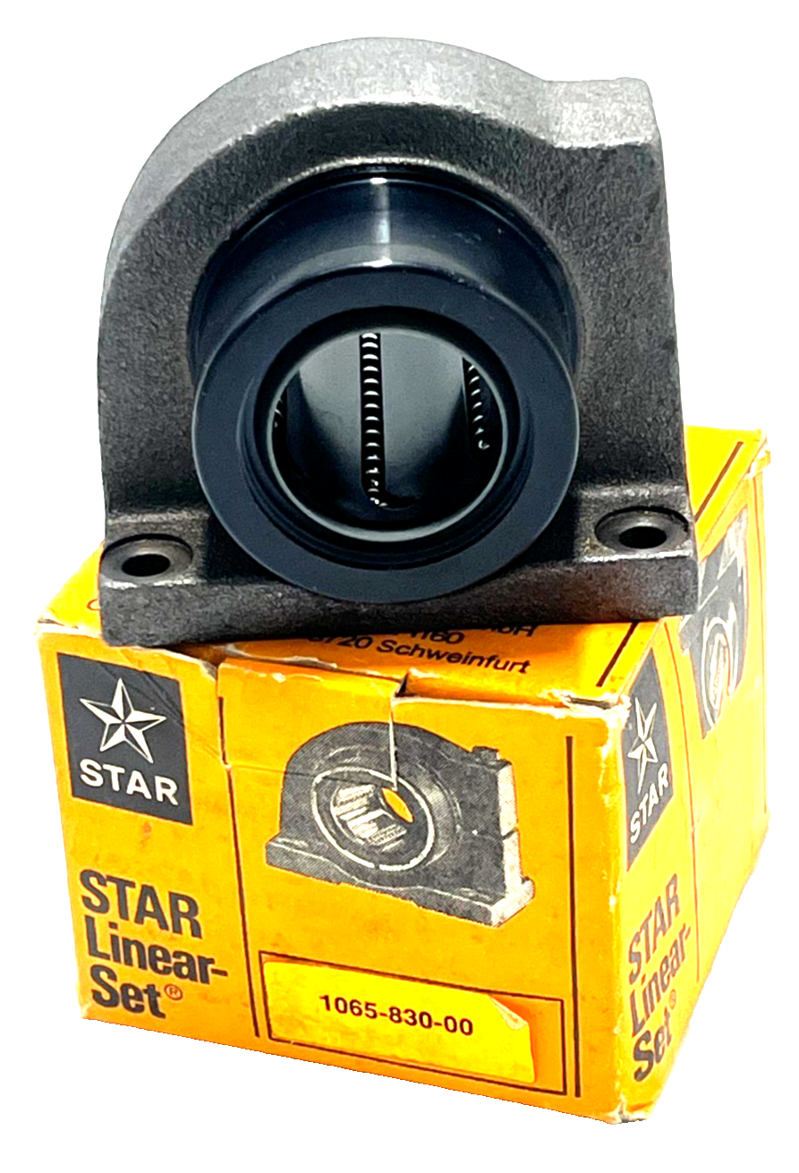 Used STAR LINEAR-SET 1065-830-00 BUSHING BEARING 4-BOLT FLANGE, NSMP