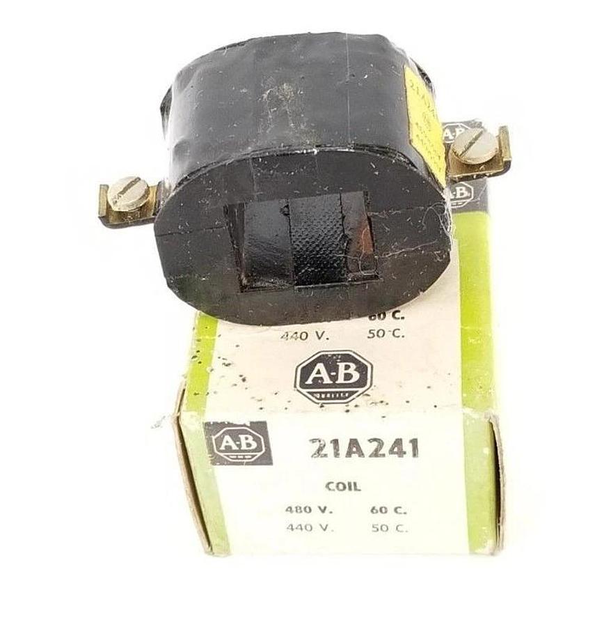 Used NIB ALLEN BRADLEY 21A241 COIL 480V 60CY, 440 V. 50CY.