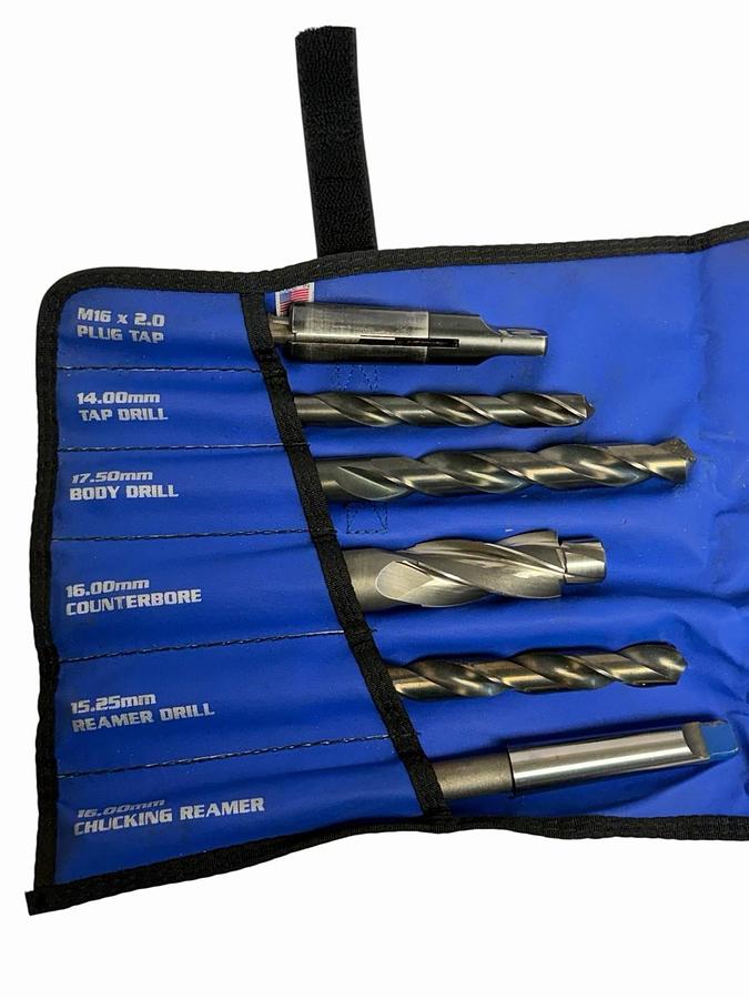NEW METRIC BLUE MET218180 FASTENER INSTALLATION SET 16MM