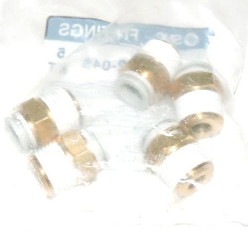 LOT OF 20 NIB SMC KQ2H12-04S 12MM BRASS FITTINGS KQ2H1204S