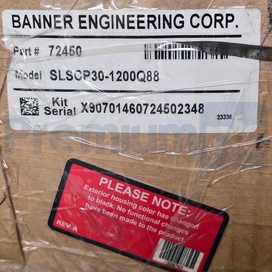 Banner SLSCP30-1200Q88 Cascade Light Curtain Pair Kit 30mm x 1200mm 72450 NSMP