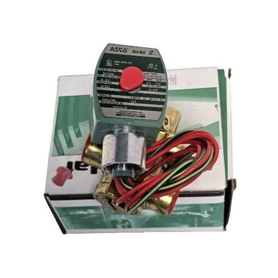 Used NIB ASCO 8321G002 SOLENOID VALVE 24/DC 3/8'' 3W 8321-G002-24DC