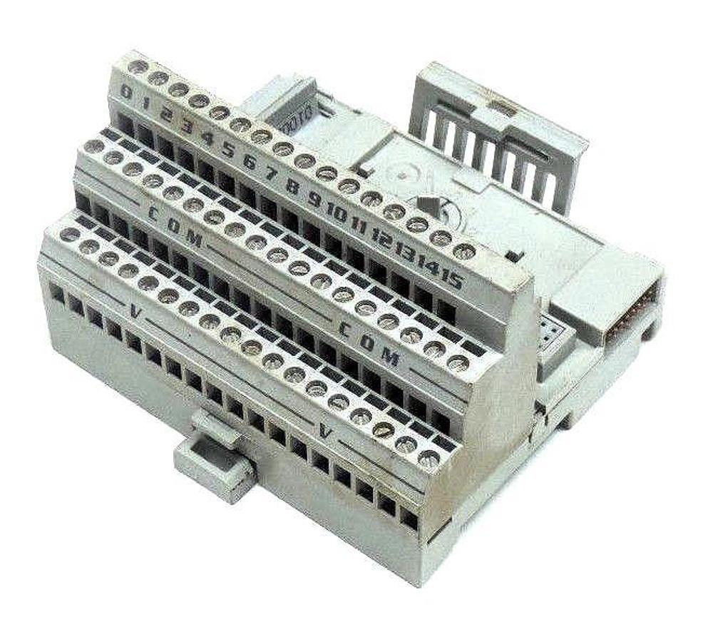 Used (5) ALLEN BRADLEY 1794-TB3 TERMINAL BASE 10AMP, 120VAC, 3WIRE, 16POINT, SER. A