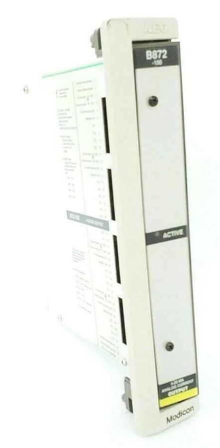 Used SCHNEIDER / MODICON AS-B872-100 ANALOG OUTPUT MODULE 4-20mA 4CH ASB872100
