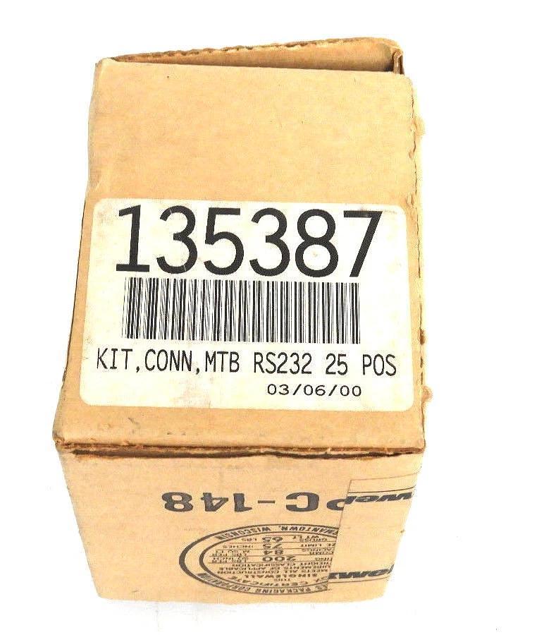 NEW ALLEN BRADLEY 8520-D25FS PANEL MTB RS232 CONNECTOR, 25 POS, 135387