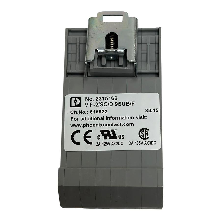 Used Phoenix Contact 2315162 VIP-2/SC/D 9SUB/F Varioface Interface Module 9-Pin