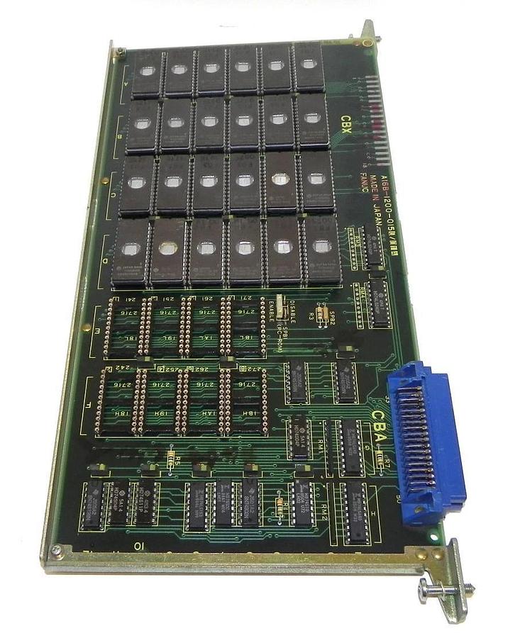 Used FANUC A16B-1200-0150/01A PC ROM BOARD A16B-1200-0150, A320-1200-T154/01 W/ ROMS