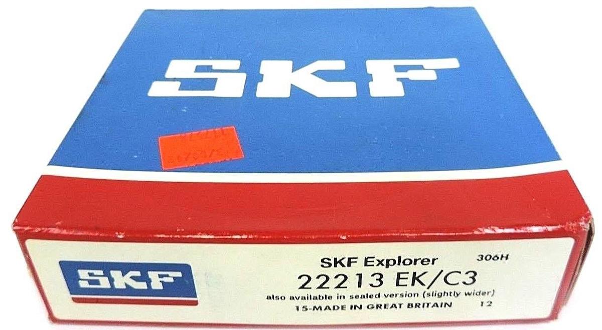 Used F/S SKF 22213EK/C3 BALL BEARING SELF ALIGNING 65X120X30MM, 22213 EK/C3