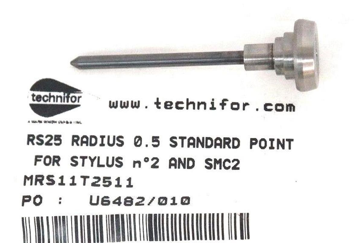 Used NEW TECHNIFOR RS25 RADIUS 0.5 STANDARD POINT MRS11T2511 FOR STYLUS N2 AND SMC2