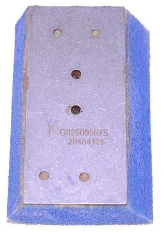 Used KRONES G02509567S FRONT & BACK SPONGE CPL. LM SOFT BLUE