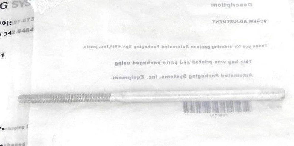 Used NEW AUTOMATED PACKAGING SYSTEMS 70607A1 SCREW ADJUSTMENT