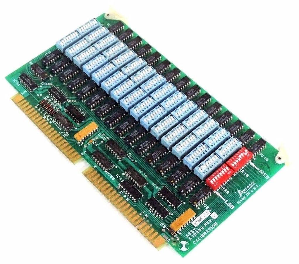 Used AVTRON A10459 CALIBRATION BOARD REV J MACH. C12213