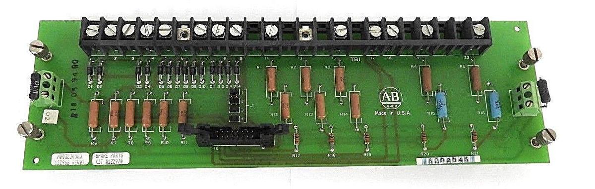 Used ALLEN BRADLEY 122970 FEEDBACK CARD 240VAC 122966 REV. 01, M003230583