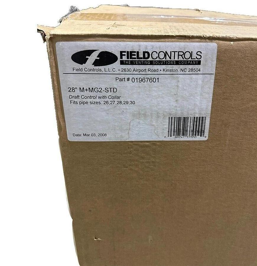 Used NEW FIELD CONTROLS 01967601 28'' M+MG2-STD DRAFT CONTROL WITH COLLAR