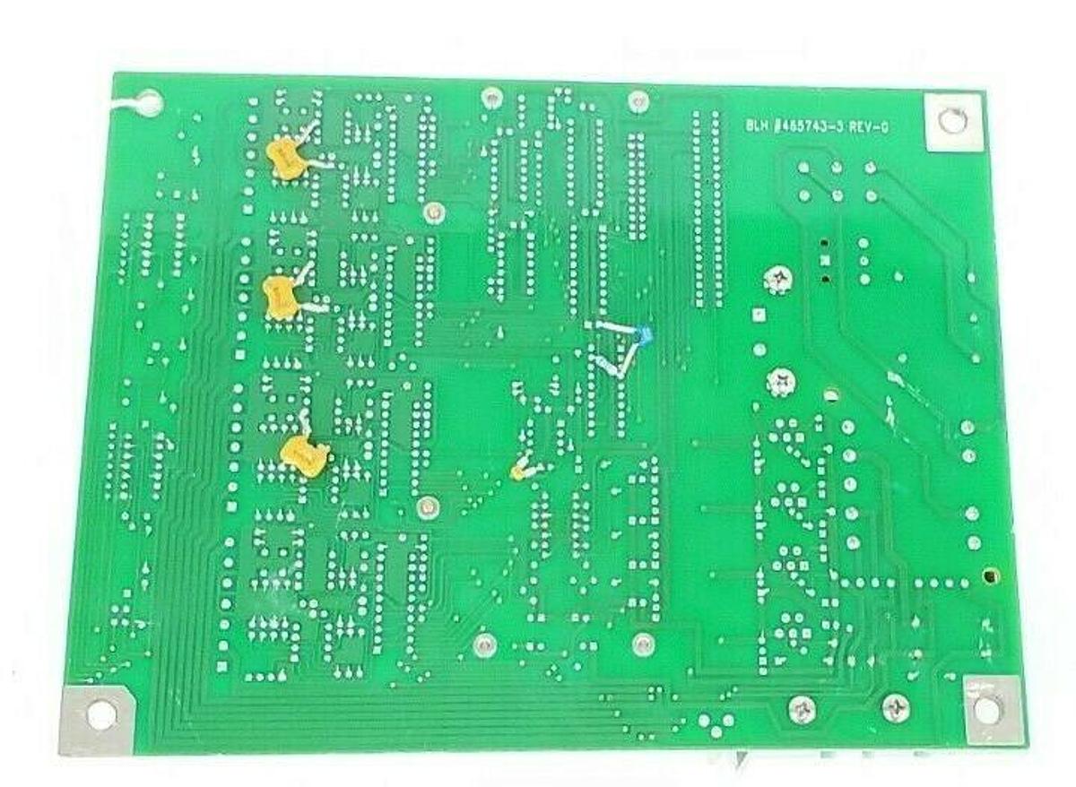 Used BLH ELECTRONICS 465741-3 CONTROL BOARD REV. N 465743-3 REV. G 3465-2021