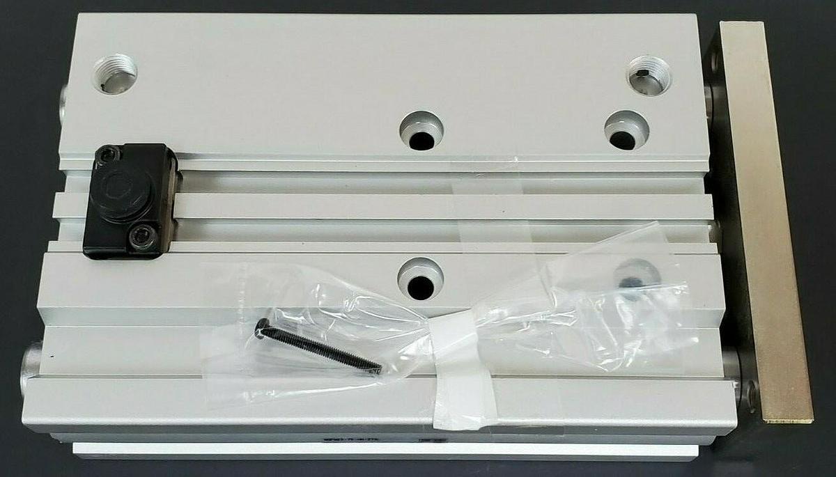 Used NEW SMC MGPM25-75-HN-Z73L COMPACT GUIDE CYLINDER W/ 2 D-Z73 REED SWITCHES