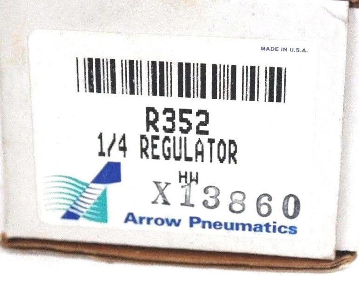 Used NIB ARROW PNEUMATICS R352 1/4 REGULATOR HW X13860