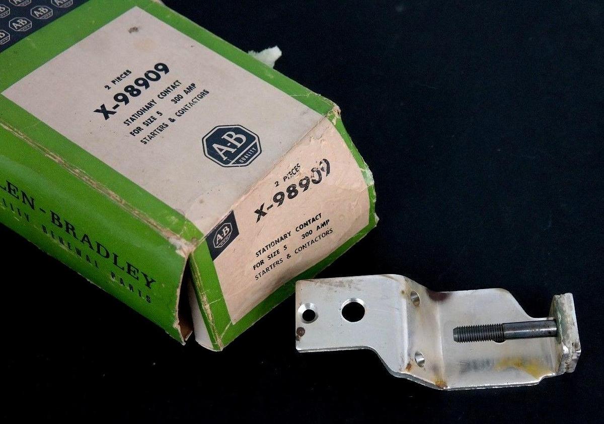 Used NEW ALLEN BRADLEY X-98909 STATIONARY CONTACT 300 AMP, SIZE 5, X98909