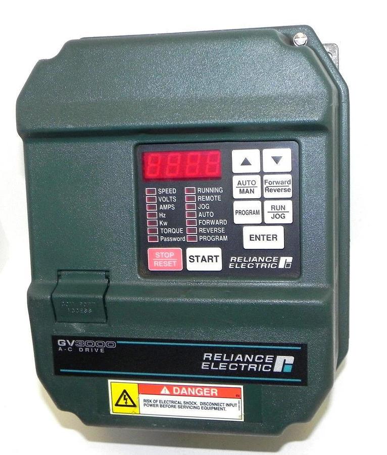 Used RELIANCE ELECTRIC GV3000 AC DRIVE M/N: 2V4151