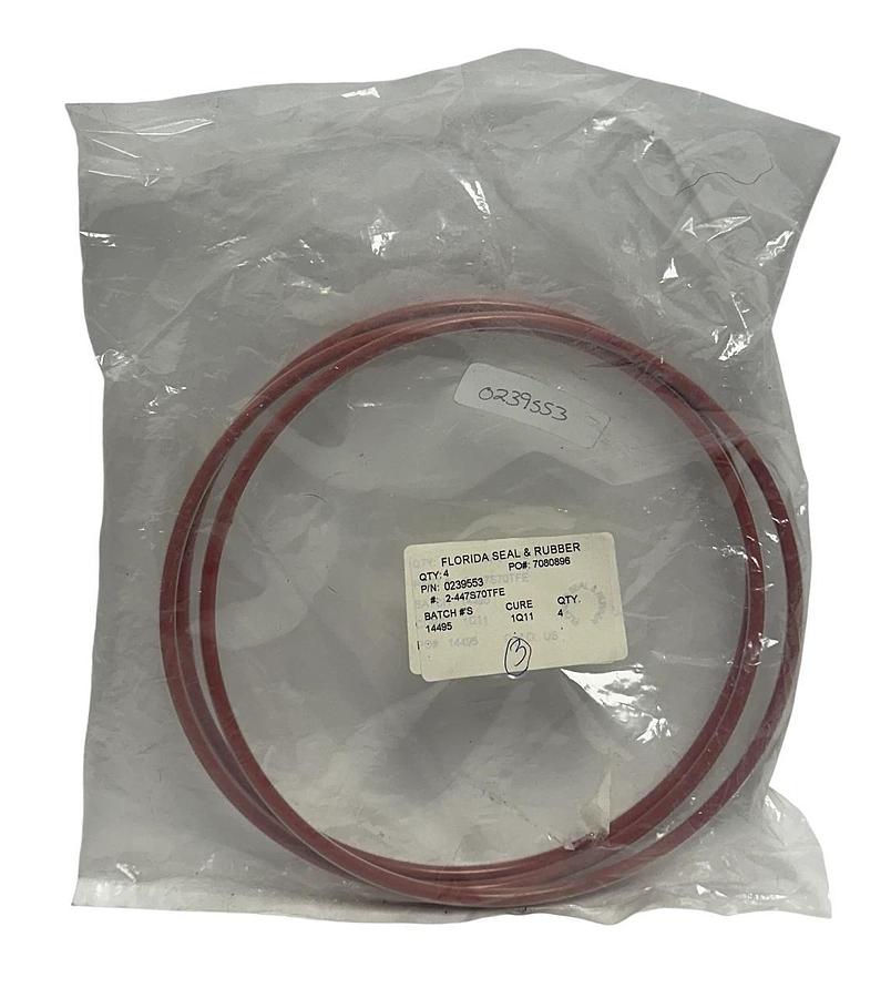 3 FLORIDA SEAL & RUBBER 2-447S70TFE / 0239553 RING SEALS OEM NSMP