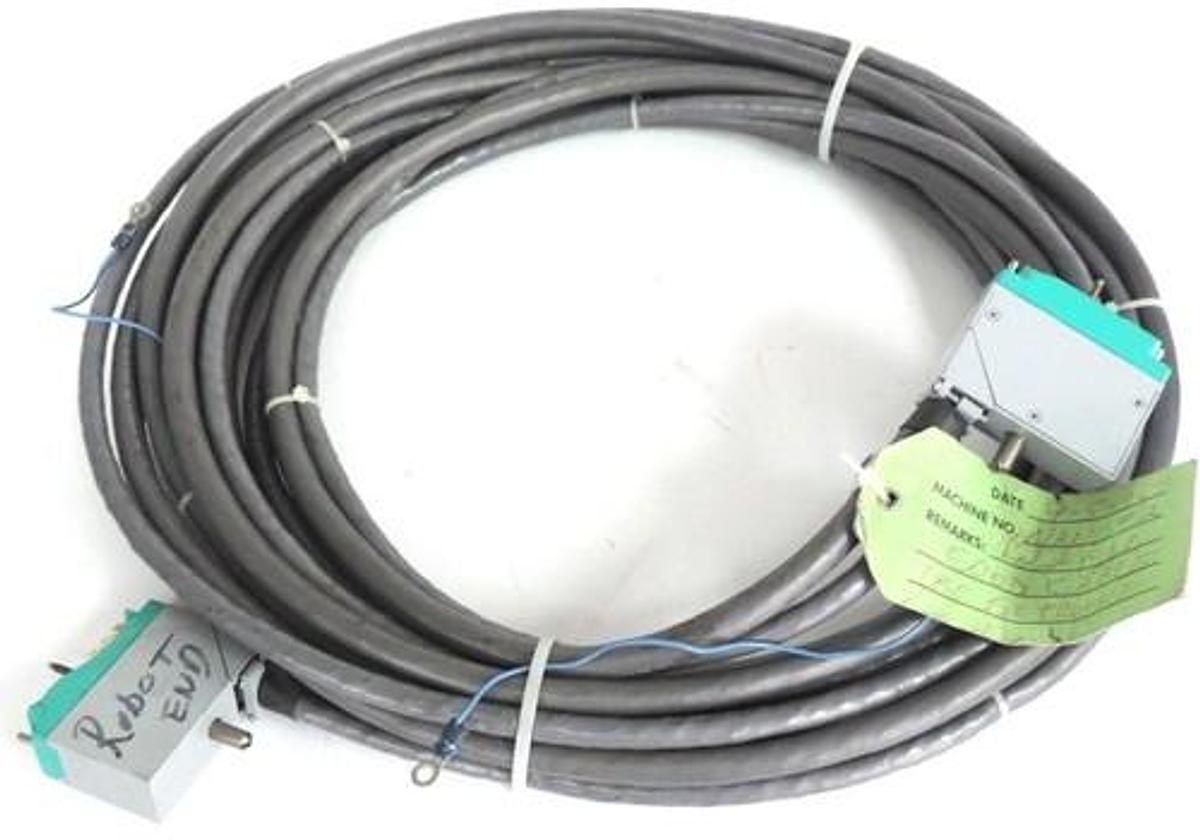Used ROBOT CABLE EDAC 516 CONNECTORS 18FT, NANO #2 MACHINE
