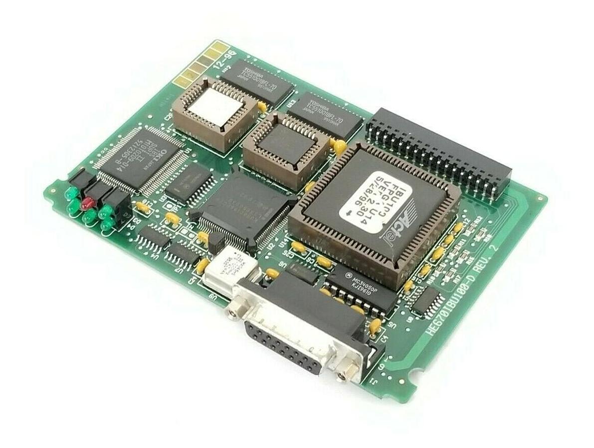 Used HORNER ELECTRIC HE670IBU100-D REV. 2 CONTROL BOARD HE670IBU100 IBU100 FPGA U14