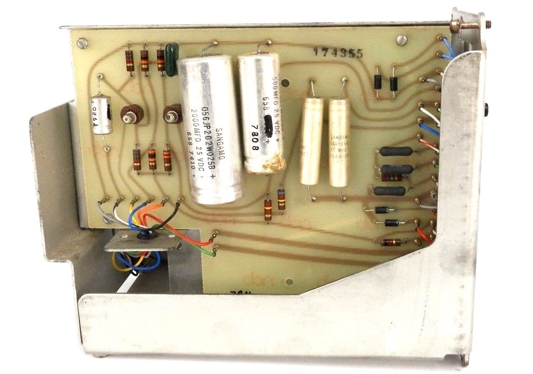 Used BAILEY METER CO. 6618760R2 AC SERVO AMPLIFIER W/ 174355 BOARD