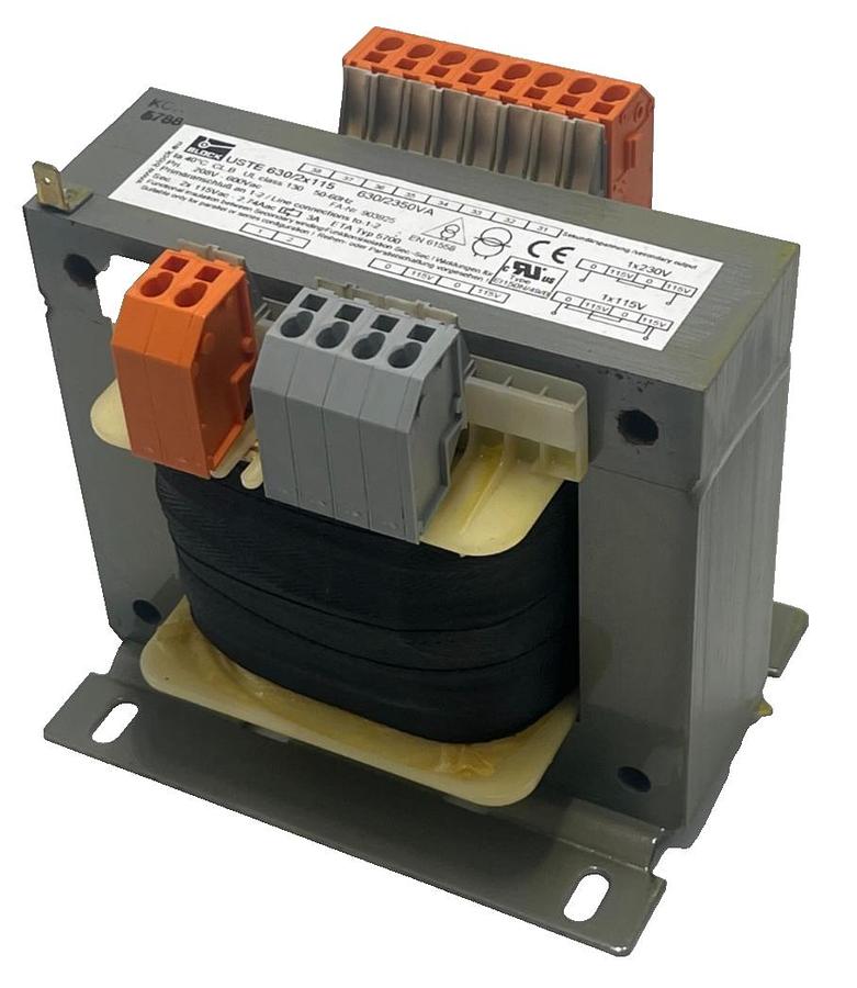 Used BLOCK USTE 630/2X115 630 VA Control‐/Isolating Transformer 2X115 V Output NSMP