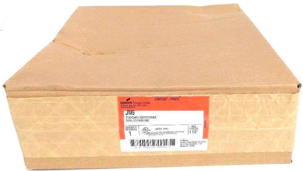 NIB COOPER JM5 STANCHION MOUNT COVER 1-1/2" TAPA JM5 PARA VMV