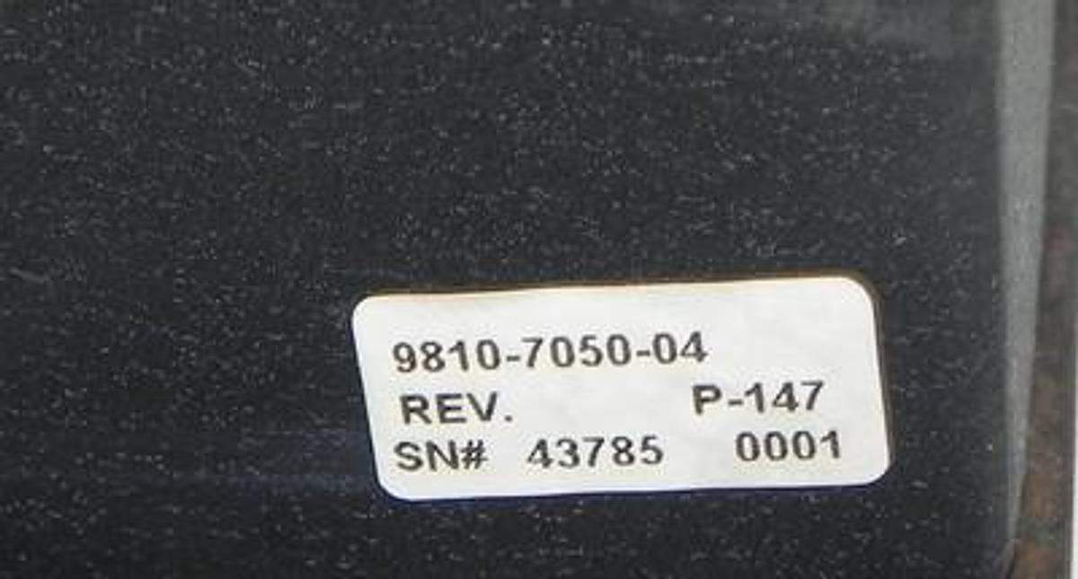 Used ATLAS COPCO RE ASSEMBLY QUALIFIER 9810-7050-04 REV. P-147