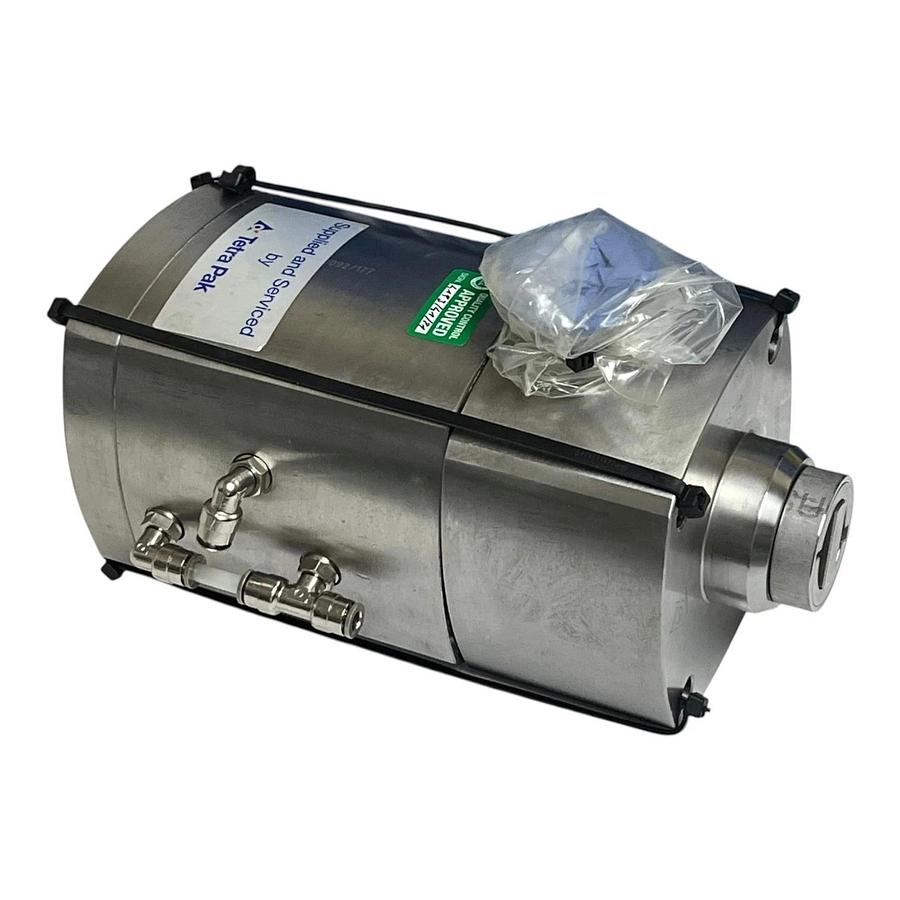 Tetra Pak 1284500-0014 FP-2B Hoyer Continuous Freezer Sanitary Inlet Pump & Case