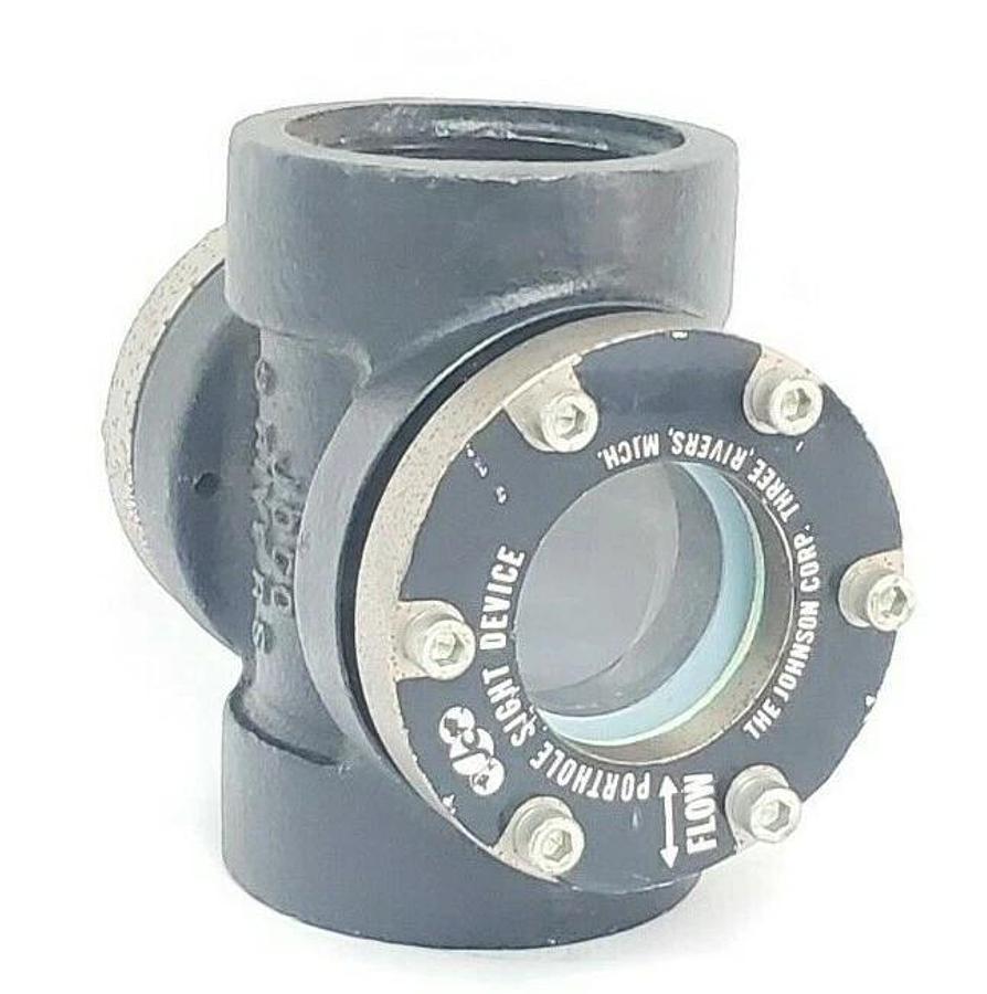 Used JOHNSON PSF81DI VALVE PORTHOLE SIGHT DEVICE 125WOG PSF81D1