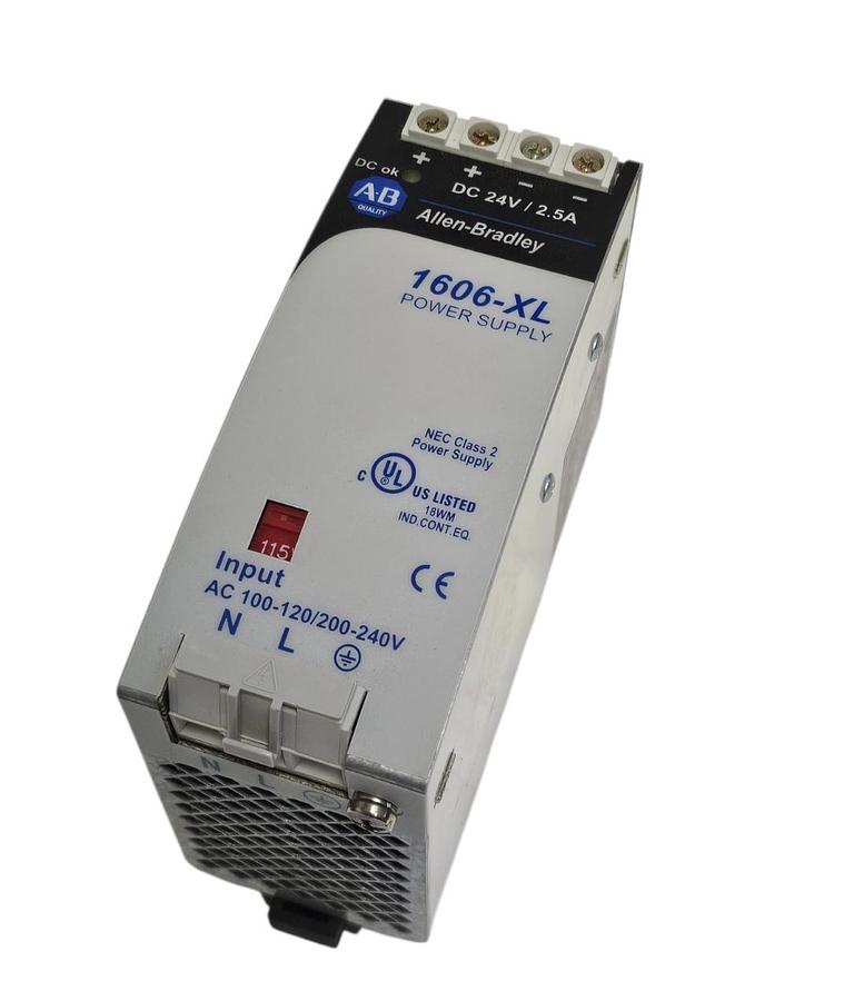 Used NIB ALLEN BRADLEY 1606-XL60D DC POWER SUPPLY 1606XL60D SER. A