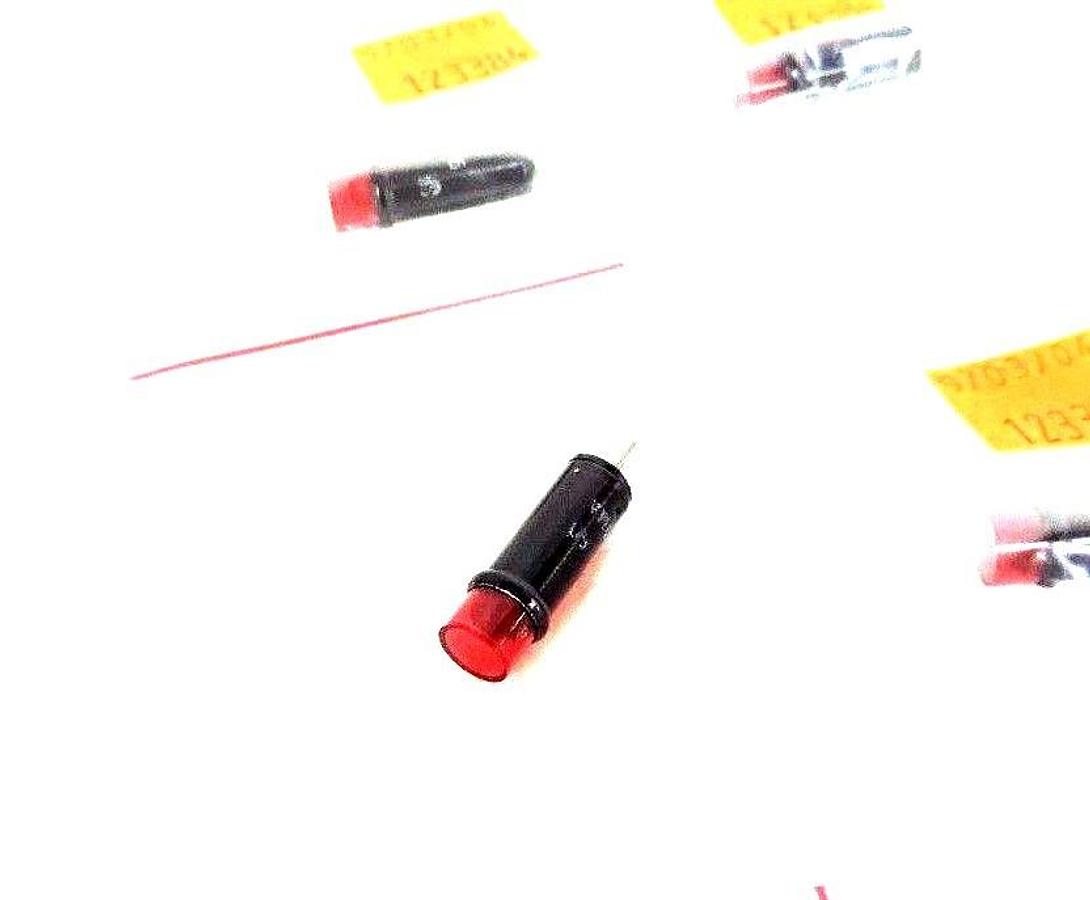 Used LOT OF 13 NEW GENERIC L/F 900-160 PILOT LIGHT RED 10MA, 1.8V, 900-1-60