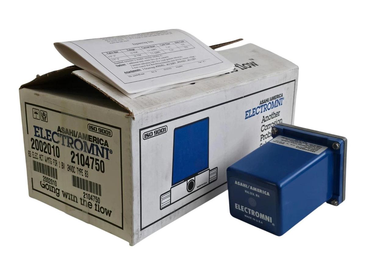 Asahi/America 2002010 Series 83 Electric Actuator 2104750 24V for 1" Ball Valve
