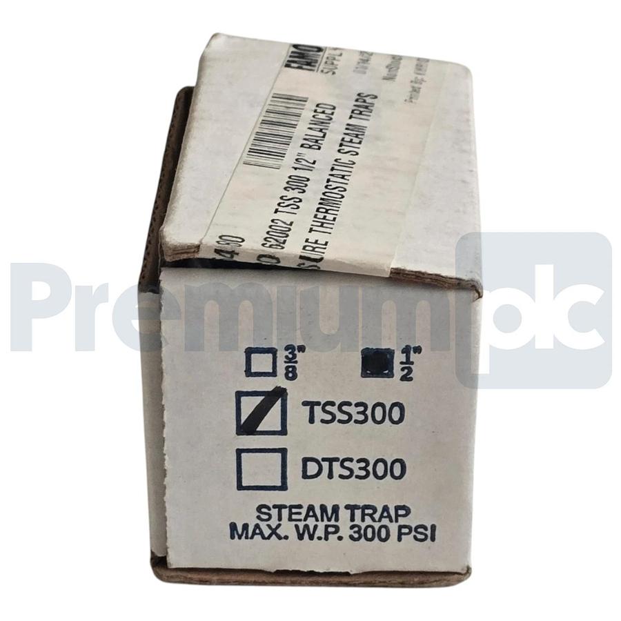 Spirax Sarco 62002 TSS-300 1/2" Balanced Pressure Thermostatic Steam Trap NSMP