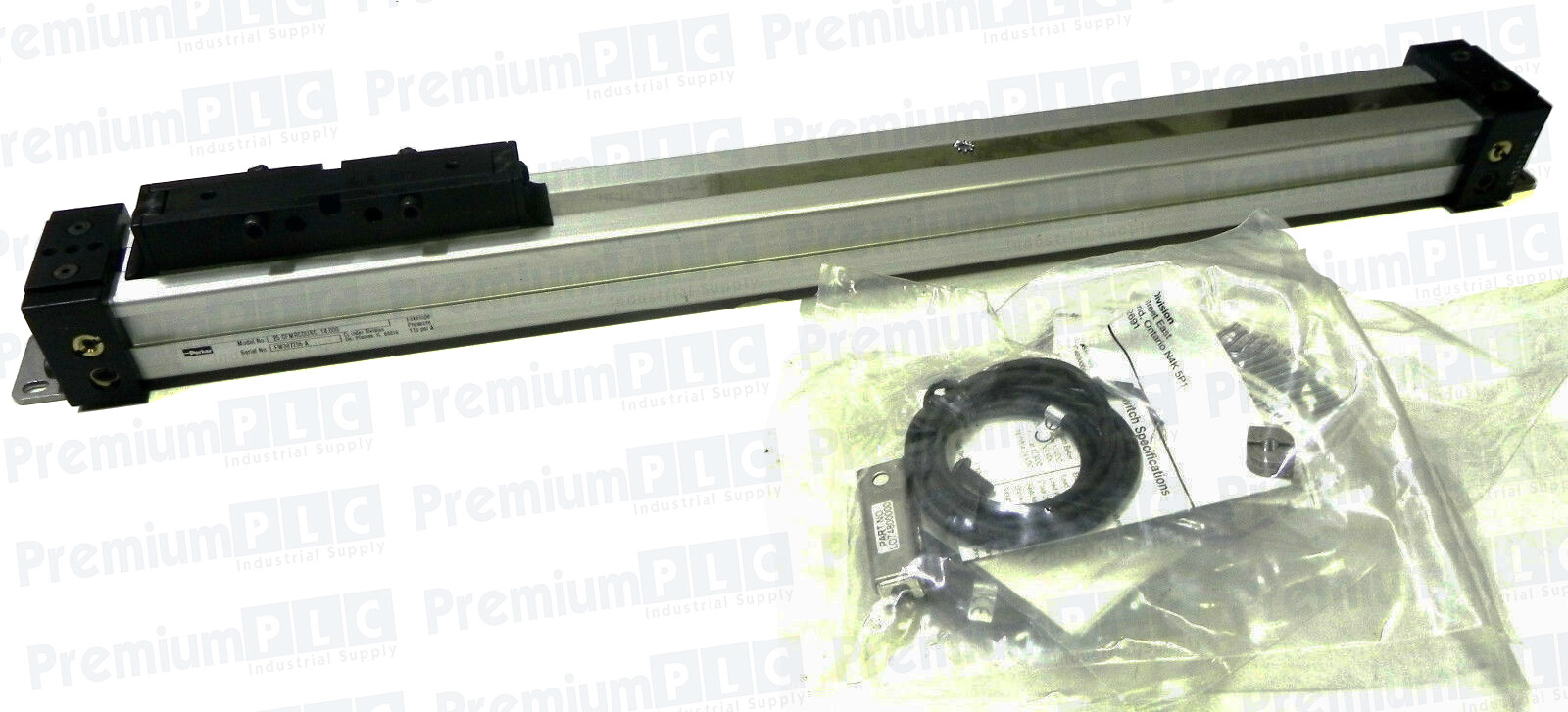 Used NEW PARKER-ORIGA 25-CFMRCDUSC/14.000 RODLESS CYLINDER LINEAR ACTUATOR W/SWITCHES