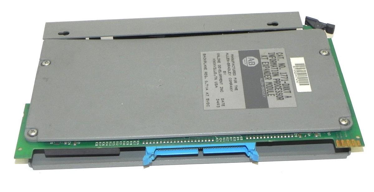 Used ALLEN BRADLEY 1771-DXKT INFORMATION PROCESSOR KT EXPANDER MODULE 1771-DXKT/A