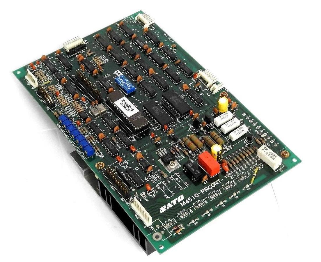 Used SATO M4510-PRCONT-1 PRINT DRIVER ASSEMBLY M4510PRCONT1