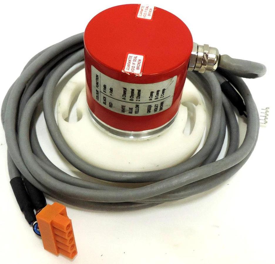 Used IED ENCODER C2R-240/16PPR, SUPPLY: 5-30 VDC W/ MOUNTING FLANGE