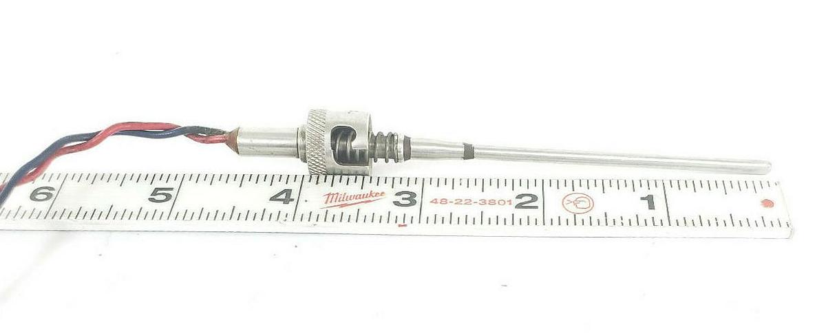 Used LOT OF 4 THERMO ELECTRIC THERMOCOUPLES / TEMPERATURE PROBE SENSORS