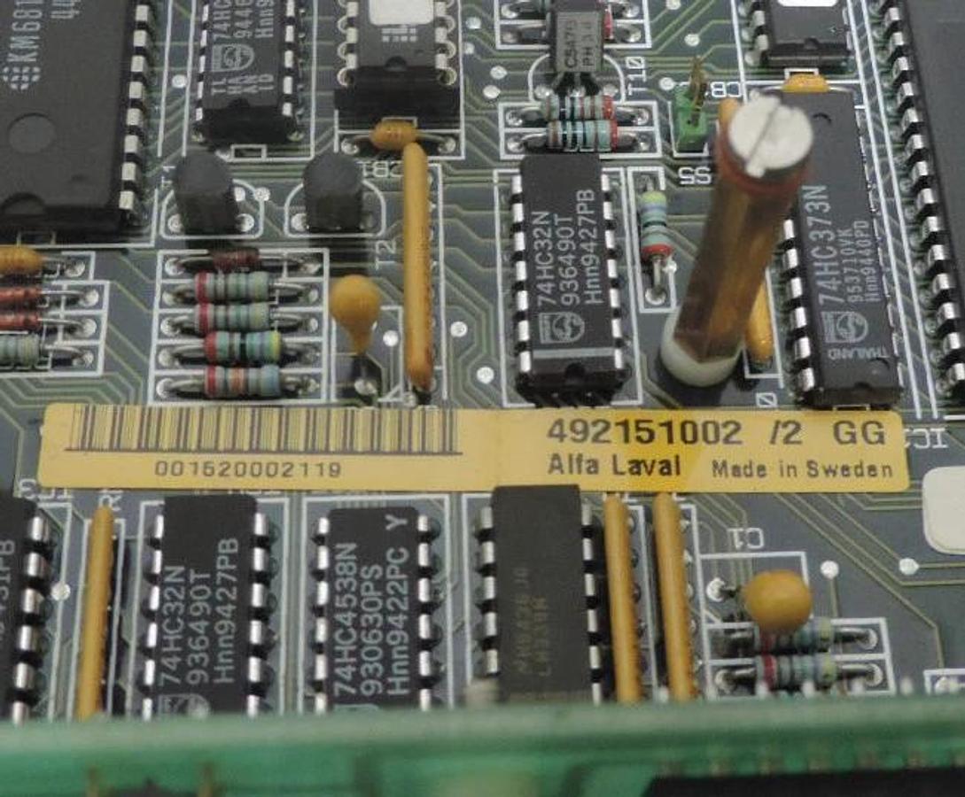 Refurbished ALFA LAVAL SATT CONTROL 492151001 /2 GG CPU MODULE CU15-20X RECONDITIONED ABB