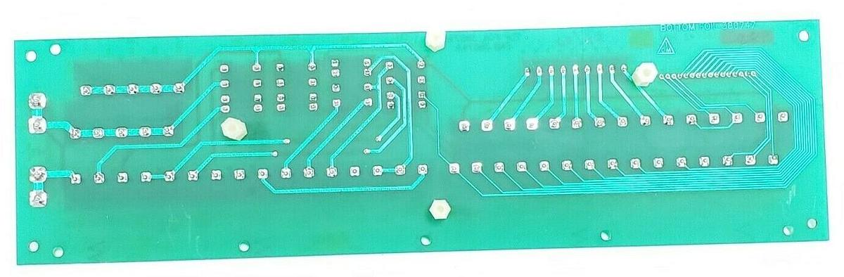 Used ABB 380742 REV. E RELAY TERMINAL BOARD W/ FUSES