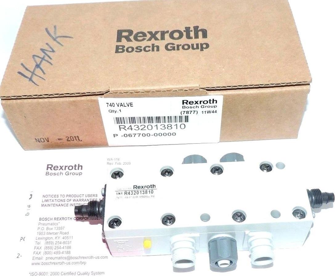 Used NIB REXROTH BOSCH R432013810 740 VALVE 150 MAX. PSI