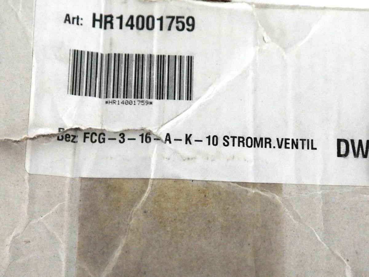 Used NIB VICKERS FCG-3-16-A-K-10 FLOW CONTROL VALVE FCG316AK10
